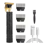 Barber Shop Hair Cutting Tool Electric Shaver Professional Trimmers Men Hair Machine USB Beard Cordless Rechargeable Clippe L8A7