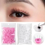 Eyelashes Blossom cup eyelashes glue holder Disposable plastic Stand Quick Flowering For Eyelashes Extension Makeup Tools Q9V7