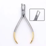 Dental Orthodontic Band Removing Pliers Dental Belt Ring Anterior Teeth Bracket Removing Pliers Long Tip Pliers Dentist Tools