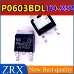 5Pcs/Lot P0603BDL field-effect MOS transistor chip TO-252 N channel 68A 25V