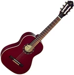 Ortega R121 1/2 Wine Red Guitarra clásica