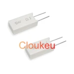 Cement resistor Vertical type SQM RX27-5 5W 5% 0.01R 0.02R 0.05R 0.1R 0.15R 0.22R 0.25R 0.3R 0.33R 0.36R 0.39R 0.47R 0.5R ohm