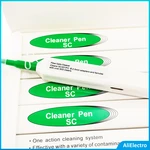 Fiber Optic Cleaner FTTH LC/SC/FC/ST One-Click Cleaner Tool 1.25mm and 2.5mm Fiber Optic Cleaning Pen 800 Cleans