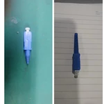 Free Shipping 100pcs Fiber Optic Fast connector FTTH Fiber Optic Adapter Straight Tail SC UPC Accessories For HY-90 Grinder