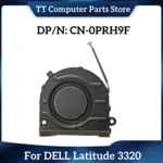 TT New Original For DELL Latitude 3320 Laptop Heatsink Cooling Fan 0PRH9F CN-0PRH9F PRH9F Fast Ship