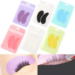 1Pair Reusable Eye Pads Silicone Stripe Lash Lift Eyelash Extension Hydrogel Patches Under Eye Gel Patches Beauty Makeup Tools
