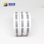 Shengshijie 5x15mm 1000pcs/Rolls Scratch Off Sticker Label Grey For Cover Card Wedding Party Game business promotions, etc