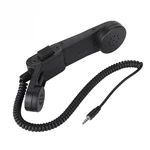 Retro Wired Telephone Handset Handheld Microphone K Head Telephones Receiver For 3.5mm Interface Cellphone