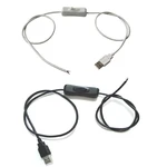 1M 5V USB Switch Button Extension Cable 22AWG Connector