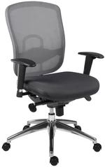 ANTARES kancelářská židle OKLAHOMA šedá bez podhlavníku