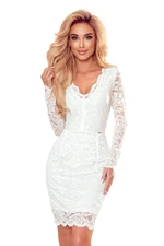Numoco lace dress with long sleeves
