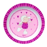 Melamin baby talířek se silikonem  Schnuggi (21,5 cm)