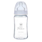 CANPOL BABIES Lahev se širokým hrdlem ROYAL BABY modrá 240 ml
