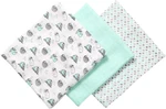 BABYONO Pleny bambusové mint 3 ks