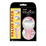 Wilkinson Sword Holiaci strojček pre ženy Intuition Variety Edition + 3 rôzne hlavice Wilkinson Sword Holiaci strojček pre ženy Intuition Variety Edition + 3 rôzne hlavice