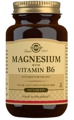 SOLGAR Hořčík s Vitamínem B6 100 tablet