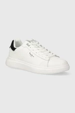 Kožené sneakers boty Pepe Jeans EATON BASIC černá barva, PMS30981