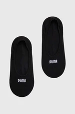Ponožky Puma 2-pak dámske, čierna farba, 938383