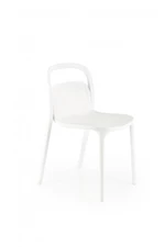 Stohovatelná jídelní židle K490 Bílá