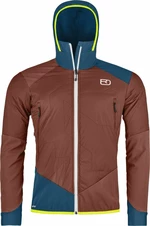 Ortovox Swisswool Col Becchei Hybrid Jacket M Clay Orange XL Outdorová bunda