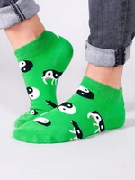 Yoclub Unisex's Ankle Funny Cotton Socks Patterns Colours SKS-0086U-A700