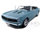 1967 Chevrolet Camaro SS 396 Convertible Turquoise 1/18 Diecast Model Car by Maisto