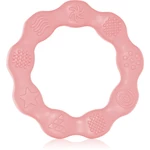 BabyOno Be Active Silicone Teether Ring kousátko Pink 1 ks