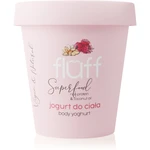 Fluff Raspberries & Almonds tělový jogurt Rice Protein & Coconut Oil 180 ml