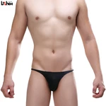 Uzhot sexy shaping 100% cotton sweat absorbing breathable male T panties 11001