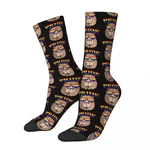 Funny Men's Socks Gay Pride With LGBT Rainbow Sunglasses Retro Capybara Hip Hop Seamless Crew Sock Gift Pattern Printed