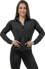 Nebbia Zip-Up Jacket INTENSE Warm-Up Black XS Bluza do fitness