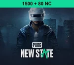 PUBG: NEW STATE - 1500 + 80 NC CD Key