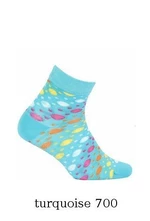 Gatta Cottoline jarní-letní vzorované G24.59N 2-6 let Dívčí ponožky 24-26                white