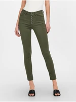 Khaki skinny fit jeans JDY Lara - Women