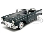 1957 Chevrolet Bel Air Green 1/24 Diecast Model Car by Motormax