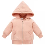 Pinokio BLUZA ROZPINANA Z KAPTUREM SUMMER GARDEN ROZOWY
