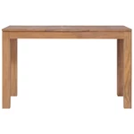 Dining Table Solid Teak Wood with Natural Finish 47.2"x23.6"x29.9"