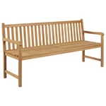 Solid Teak Wood Garden Bench 68.9''