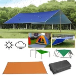 300x300cm Outdoor Camping Tent Sunshade Rain Sun UV Beach Canopy Awning Shelter Beach Picnic Mat Ground Pad Tent Sunshad