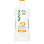 Babaria Sun Sensitive opalovací mléko pro citlivou pokožku SPF 50+ 200 ml