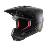 Moto přilba Alpinestars S-M5 Solid černá/hnědá matná  XS (53-54)