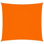 Stínící plachta čtvercová 7 x 7 m oxfordská látka Dekorhome Oranžová