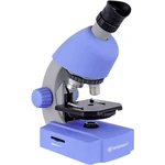 Bresser Optik blau detský mikroskop monokulárny 640 x spodné svetlo