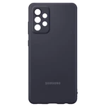 Kryt na mobil Samsung Silicon Cover na Galaxy A72 (EF-PA725TBEGWW) čierny ochranný kryt na mobil • na Galaxy A72 • matný finiš • 1,3 mm tenký kryt