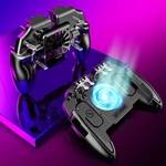 Bakeey Six Finger PUBG Game Controller Gamepad Trigger Shooting Free Fire Cooling Fan Gamepad Joystick For IOS Android M