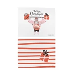 Sada 2 bavlnených prestieraní s vianočným motívom Butter Kings Training Santa, 45 x 35 cm