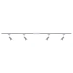 Paulmann Pure II  lištové systémy URail GU10 40 W LED  chróm, chróm (matný)