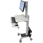 Ergotron WorkFit-C 1-násobný pojazdný držiak na monuitoru 25,4 cm (10") - 55,9 cm (22") výškovo nastaviteľný, odkladacie