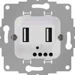 2USB 2U-449498 1-násobný vložka pod omietku   IP20 svetlosivá