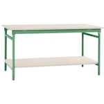 Manuflex BB5217.6011 Kompletný príručný stolík BASIS stacionárny s plastovou doskou + medzipolica, š xhxv: 1250 x 600 x